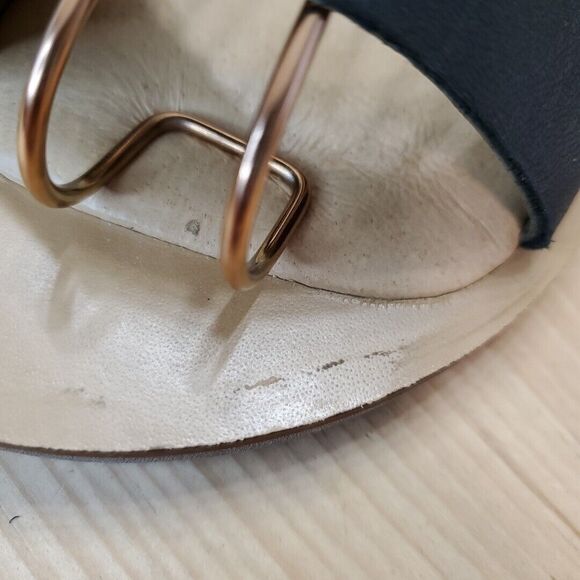 El Naturalista Women's 7/37 Tulip NF30 Ankle Strap Sandal Open Toe Leather Black - Picture 3 of 13